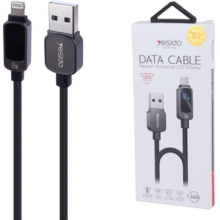 YESIDO CA128L USB TO LIGHTNING 12W CABLE